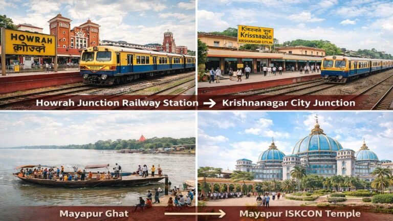 how to go mayapur iskcon from kolkata