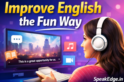 How to Improve English Watching Movies