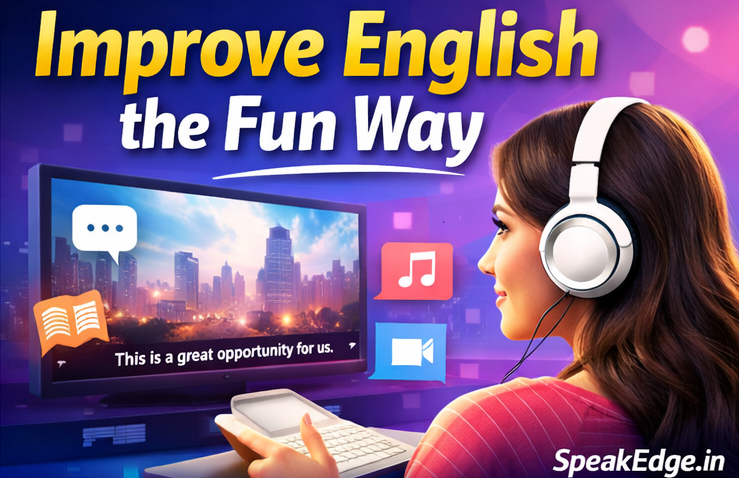 How to Improve English Watching Movies