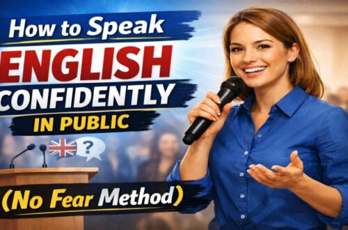 How to Speak English Confidently in Public: The "No Fear" Method