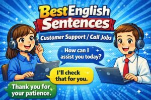 english for call center job