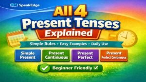 All 4 Types of Present Tense Explained: Rules, Formulas & Examples