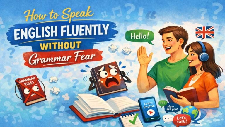 how to speak english without grammar