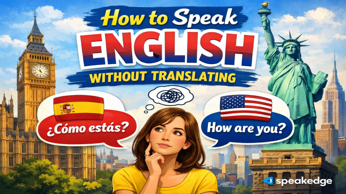 how to speak english