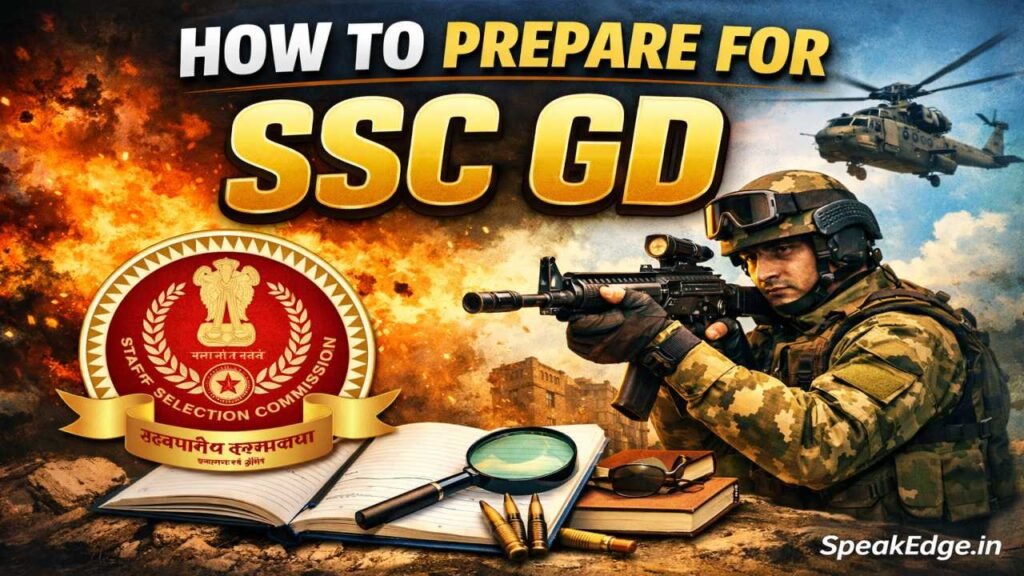 how to prepare for ssc gd