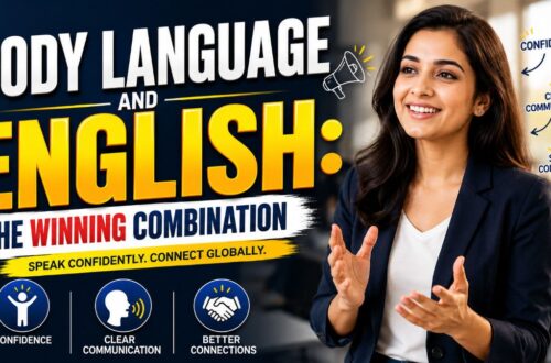 Learn how body language and English work together to improve confidence, communication skills, job interviews, and public speaking with practical tips anyone can use.