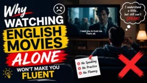 Why Watching English Movies Alone Won't Make You Fluent