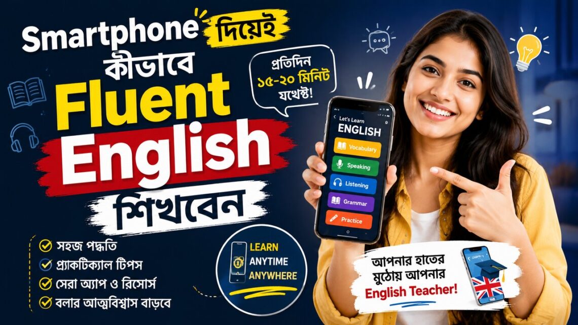 Smartphone দিয়েই Fluent English শিখবেন