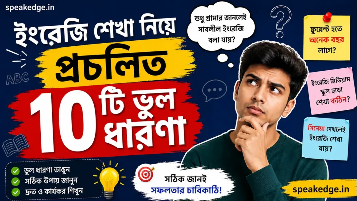 ইংরেজি শেখা নিয়ে প্রচলিত ভুল ধারণা