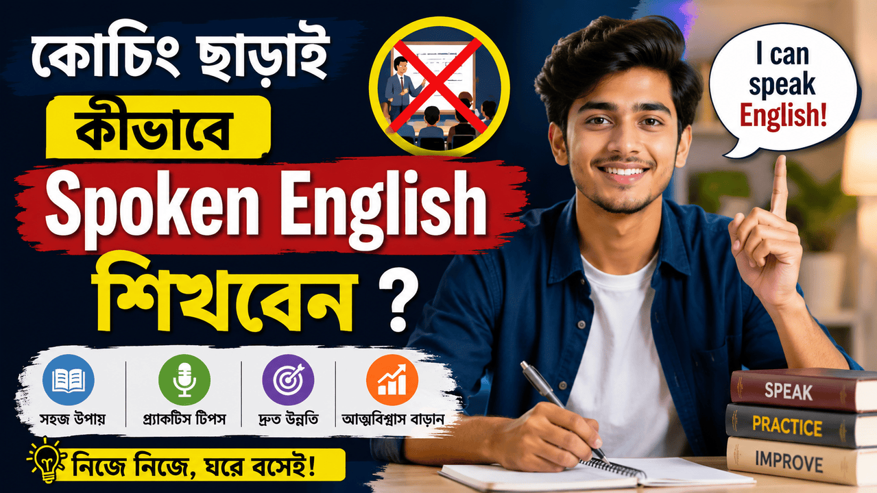 কোচিং ছাড়াই কীভাবে Spoken English শিখবেন