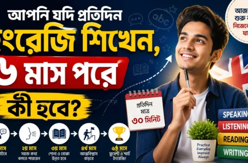 প্রতিদিন ইংরেজি শিখলে ৬ মাস পরে কী হবে
