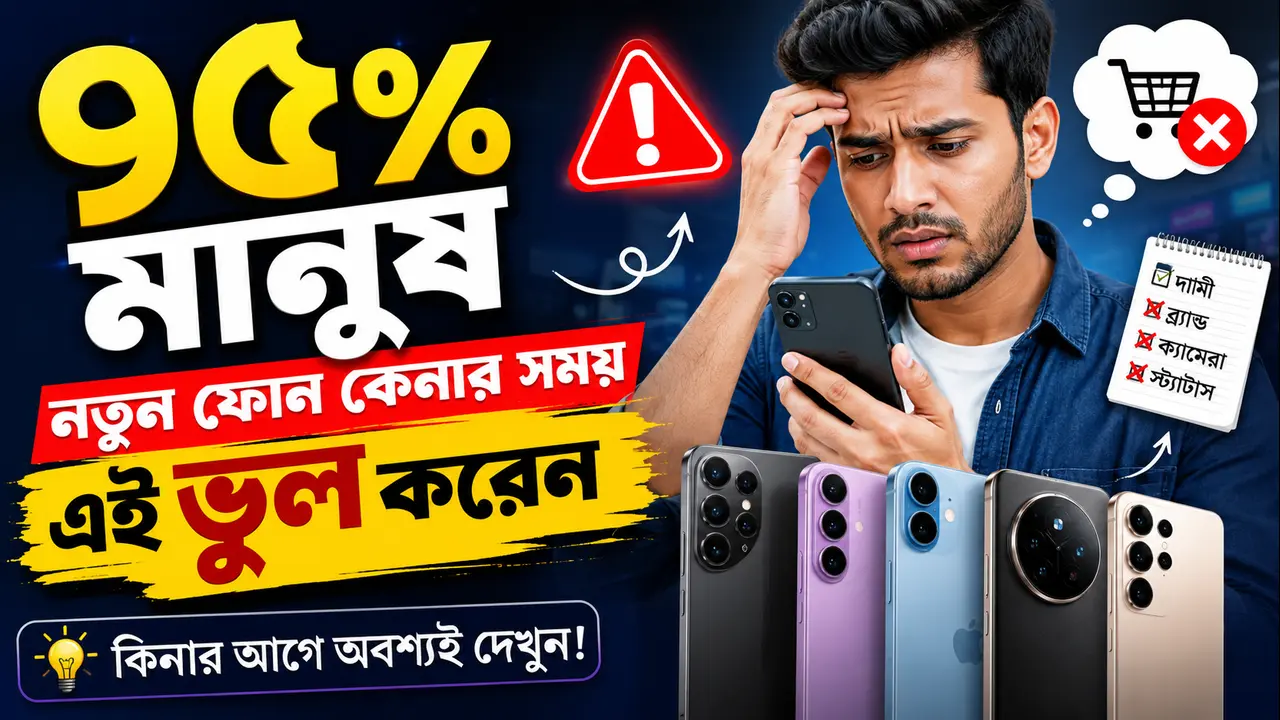 ৯৫% মানুষ নতুন ফোন কেনার সময় এই ভুল করেন – ফোন কেনার আগে অবশ্যই পড়ুন