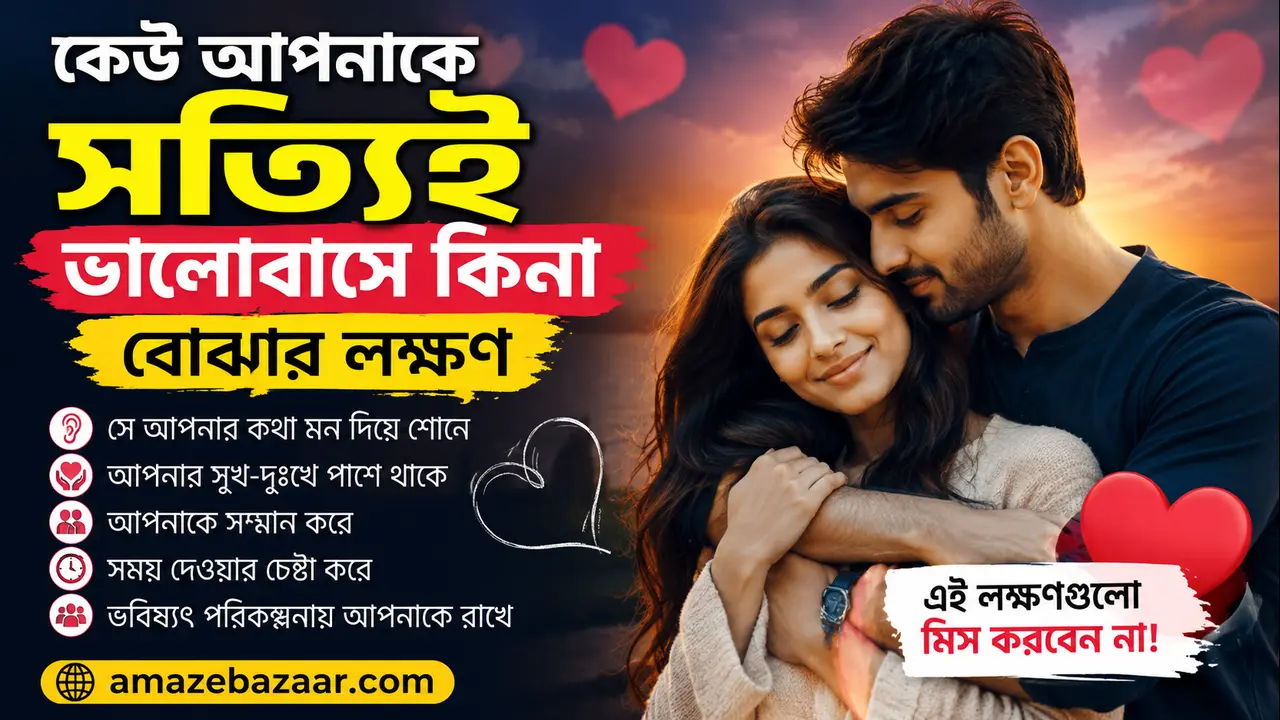 কেউ আপনাকে সত্যিই ভালোবাসে কিনা বোঝার লক্ষণ