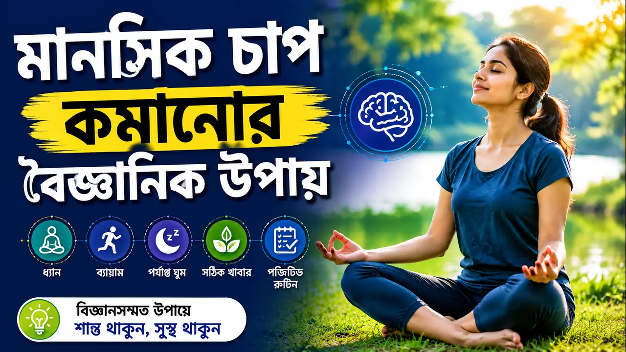 মানসিক চাপ কমানোর বৈজ্ঞানিক উপায়